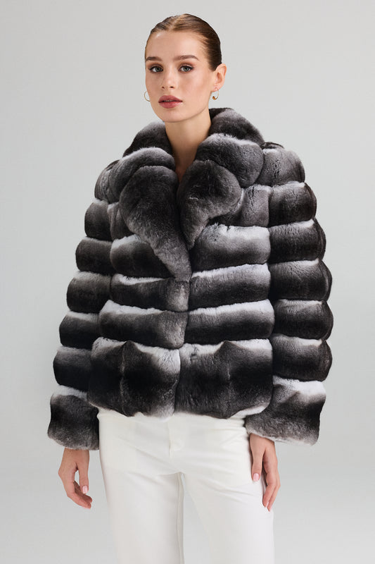 Chinchilla fur coat
