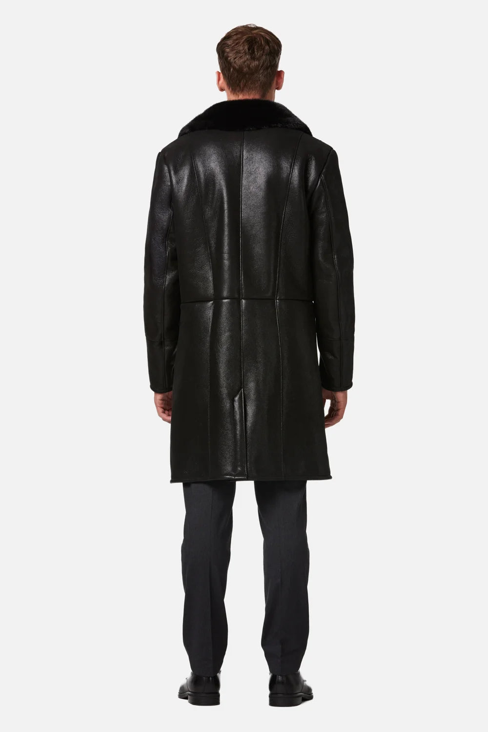 Peco&Kompis Lamb fur coat and mink collar