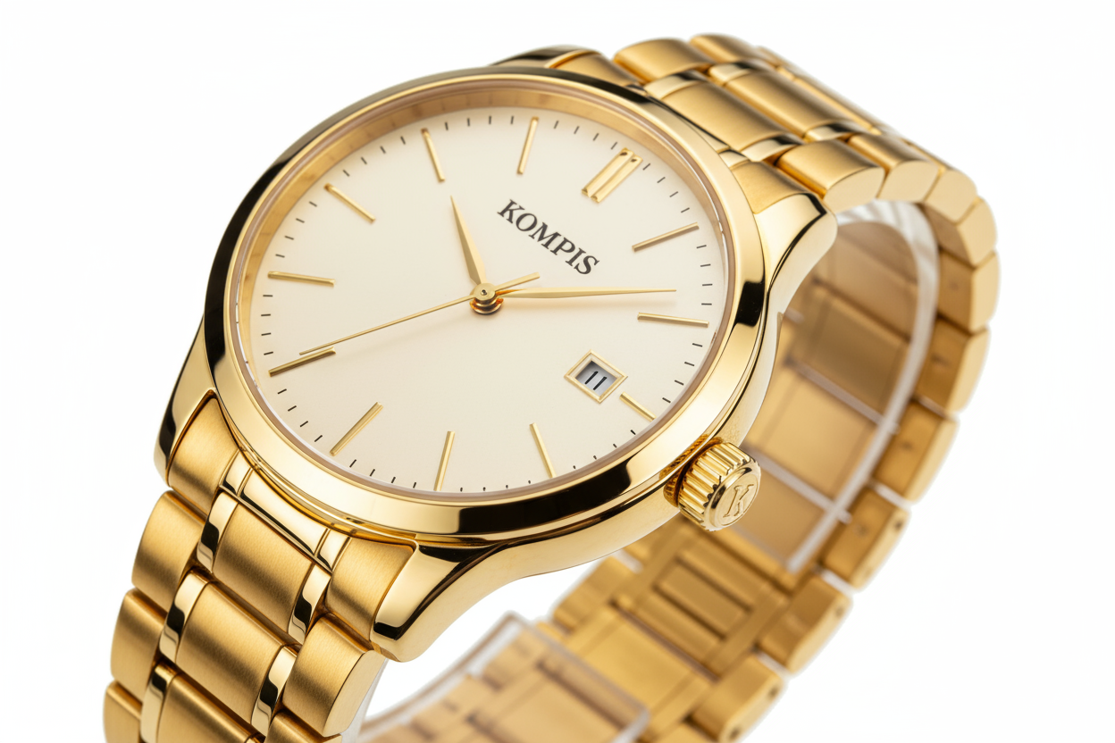 kompis gold watch
